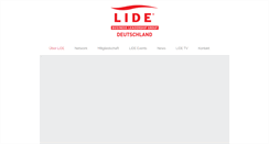 Desktop Screenshot of lidedeutschland.com