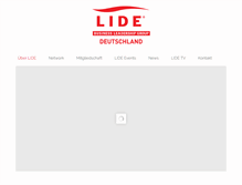 Tablet Screenshot of lidedeutschland.com